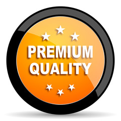 premium quality orange icon