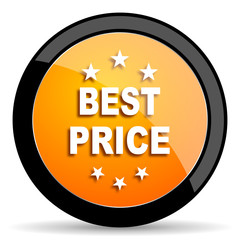 best price orange icon