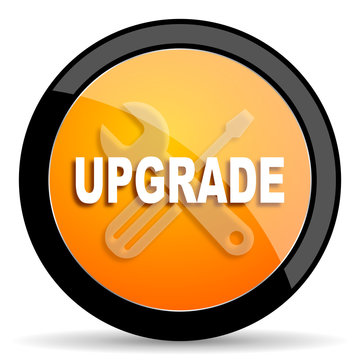 upgrade orange icon