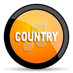 music country orange icon