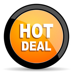 hot deal orange icon