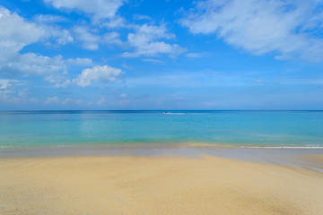 Fototapeta na wymiar Kamala Beach in Phuket Thailand
