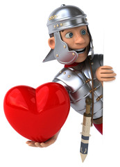 Naklejka premium Roman soldier
