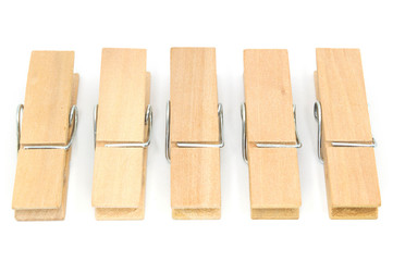 Clothespin / Clothespin isolated on white background