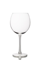 Empty wine glass