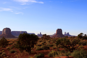 Fototapeta na wymiar View of Monument Valley in Utah, United States Of America