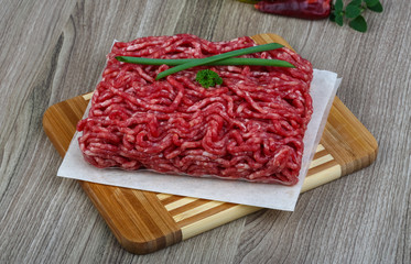 Minced beef meat