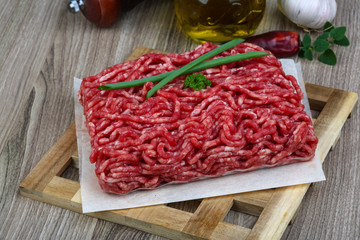 Minced beef meat