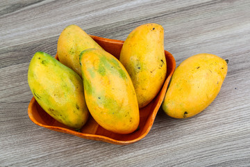 Ripe yellow mango