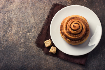 fresh baked cinnamon buns