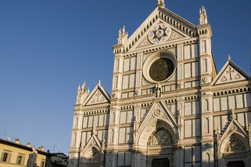 Fototapeta premium Florencia, Iglesia de Santa Cruz, Italia