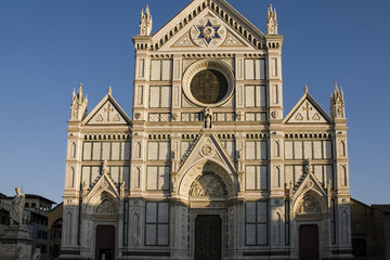 Fototapeta na wymiar Florencia, Iglesia de Santa Cruz, Italia