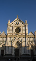 Fototapeta premium Florencia, Iglesia de Santa Cruz, Italia