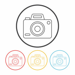 camera line icon