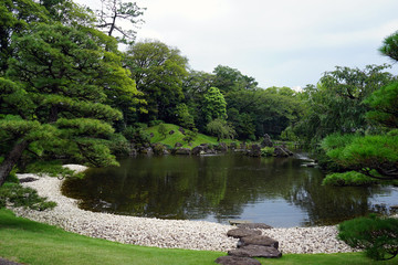 Fototapeta premium 駿府城公園 紅葉山庭園