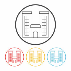 building line icon