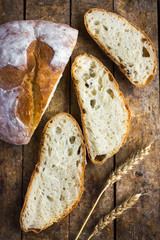 freshbaked rustic bread