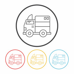 truck line icon