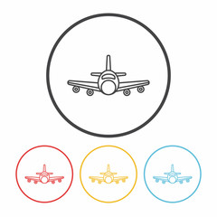 airplane line icon