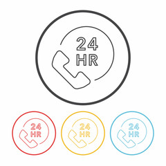 Customer Service line line icon