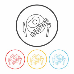meal line icon