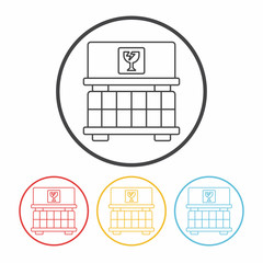 fragile line icon