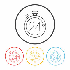 Limited delivery line icon