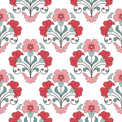 Seamless floral pattern.