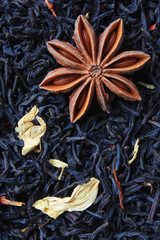 Badiane sur thé noir aromatisé 