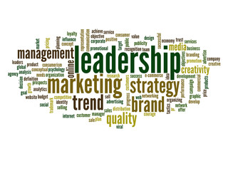 Conceptual business word cloud