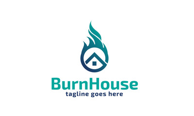 Burn House Steak Logo
