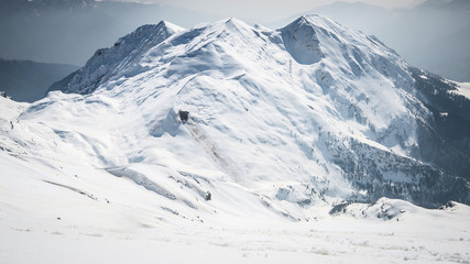 Naklejka premium snowy landscape