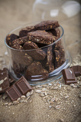 Chocolate Oatmeal Cookies for Christmas
