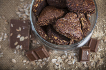 Chocolate Oatmeal Cookies for Christmas
