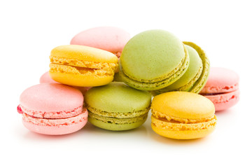 tasty colorful macarons