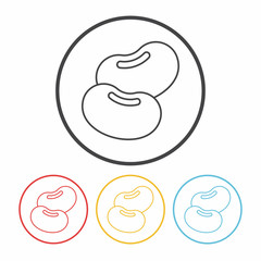 vegetables line icon