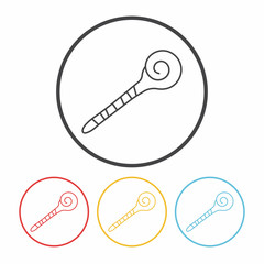 magic wand line icon