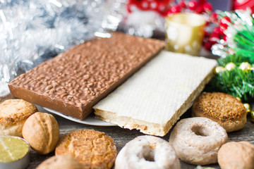 Nougat and other Christmas sweets