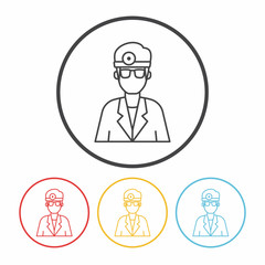 Occupation line icon