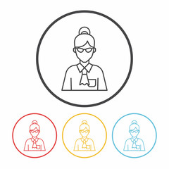 Occupation line icon