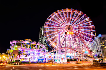Yokohama skyline city