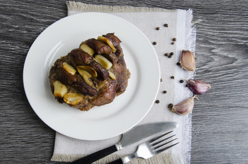 Pork in honey and soy sauce