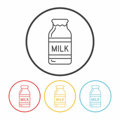 milk line icon
