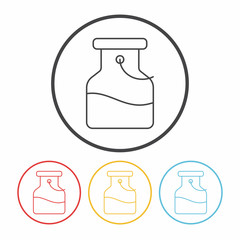 milk line icon