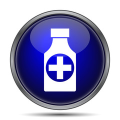 Pills bottle  icon