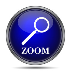 Zoom with loupe icon
