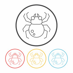 insect line icon