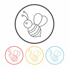insect line icon