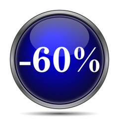 60 percent discount icon