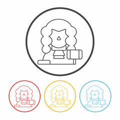 judge line icon